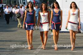 08.09.2006 Monza, Italy,  Martini Girls in the paddock - Formula 1 World Championship, Rd 15, Italian Grand Prix, Friday