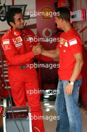 08.09.2006 Monza, Italy,  Michael Schumacher (GER), Scuderia Ferrari - Formula 1 World Championship, Rd 15, Italian Grand Prix, Friday