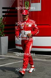 08.09.2006 Monza, Italy,  Michael Schumacher (GER), Scuderia Ferrari - Formula 1 World Championship, Rd 15, Italian Grand Prix, Friday