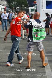 08.09.2006 Monza, Italy,  Michael Schumacher (GER), Scuderia Ferrari - Formula 1 World Championship, Rd 15, Italian Grand Prix, Friday