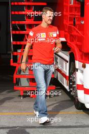 08.09.2006 Monza, Italy,  Michael Schumacher (GER), Scuderia Ferrari - Formula 1 World Championship, Rd 15, Italian Grand Prix, Friday