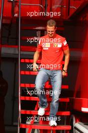 08.09.2006 Monza, Italy,  Michael Schumacher (GER), Scuderia Ferrari - Formula 1 World Championship, Rd 15, Italian Grand Prix, Friday