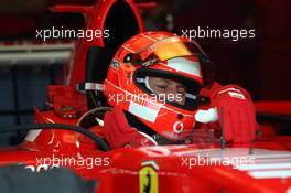 08.09.2006 Monza, Italy,  Michael Schumacher (GER), Scuderia Ferrari - Formula 1 World Championship, Rd 15, Italian Grand Prix, Friday Practice