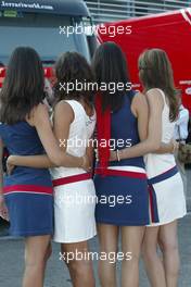 08.09.2006 Monza, Italy,  Martini Girls - Formula 1 World Championship, Rd 15, Italian Grand Prix, Friday