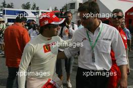 08.09.2006 Monza, Italy,  Felipe Massa (BRA), Scuderia Ferrari - Formula 1 World Championship, Rd 15, Italian Grand Prix, Friday