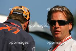 08.09.2006 Monza, Italy,  Christijan Albers (NED), Midland MF1 Racing with Michiel Mol (NED) - Formula 1 World Championship, Rd 15, Italian Grand Prix, Friday