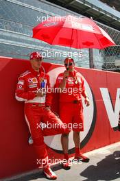 10.09.2006 Monza, Italy,  Michael Schumacher (GER), Scuderia Ferrari - Formula 1 World Championship, Rd 15, Italian Grand Prix, Sunday Pre-Race Grid