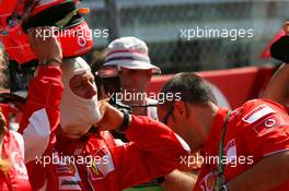 10.09.2006 Monza, Italy,  Michael Schumacher (GER), Scuderia Ferrari - Formula 1 World Championship, Rd 15, Italian Grand Prix, Sunday Pre-Race Grid