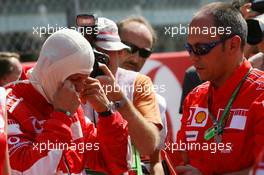 10.09.2006 Monza, Italy,  Michael Schumacher (GER), Scuderia Ferrari - Formula 1 World Championship, Rd 15, Italian Grand Prix, Sunday Pre-Race Grid