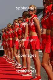 10.09.2006 Monza, Italy,  Grid girl - Formula 1 World Championship, Rd 15, Italian Grand Prix, Sunday Grid Girl