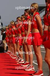 10.09.2006 Monza, Italy,  Grid girl - Formula 1 World Championship, Rd 15, Italian Grand Prix, Sunday Grid Girl