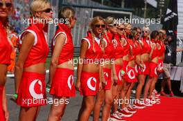 10.09.2006 Monza, Italy,  Grid girl - Formula 1 World Championship, Rd 15, Italian Grand Prix, Sunday Grid Girl