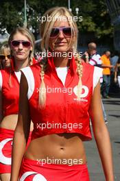 10.09.2006 Monza, Italy,  Grid girl - Formula 1 World Championship, Rd 15, Italian Grand Prix, Sunday Grid Girl