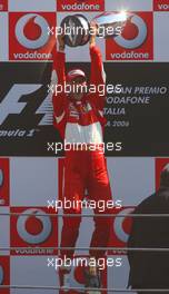 10.09.2006 Monza, Italy,  Winner, Michael Schumacher (GER), Scuderia Ferrari, 248 F1, 2nd Kimi Raikkonen (FIN), Räikkönen, McLaren Mercedes, MP4-21, 3rd, Robert Kubica (POL), BMW Sauber F1 Team, F1.06 - Formula 1 World Championship, Rd 15, Italian Grand Prix, Sunday Podium