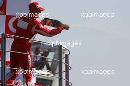 10.09.2006 Monza, Italy,  Michael Schumacher (GER), Scuderia Ferrari - Formula 1 World Championship, Rd 15, Italian Grand Prix, Sunday Podium