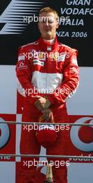 10.09.2006 Monza, Italy,  Michael Schumacher (GER), Scuderia Ferrari - Formula 1 World Championship, Rd 15, Italian Grand Prix, Sunday Podium