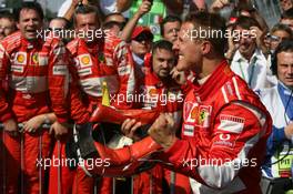 10.09.2006 Monza, Italy,  Michael Schumacher (GER), Scuderia Ferrari - Formula 1 World Championship, Rd 15, Italian Grand Prix, Sunday Podium