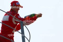 10.09.2006 Monza, Italy,  Michael Schumacher (GER), Scuderia Ferrari - Formula 1 World Championship, Rd 15, Italian Grand Prix, Sunday Podium