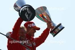 10.09.2006 Monza, Italy,  Jean Todt (FRA), Scuderia Ferrari, Teamchief, General Manager, Team Principal and Michael Schumacher (GER), Scuderia Ferrari - Formula 1 World Championship, Rd 15, Italian Grand Prix, Sunday Podium