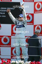 10.09.2006 Monza, Italy,  Robert Kubica (POL),  BMW Sauber F1 Team - Formula 1 World Championship, Rd 15, Italian Grand Prix, Sunday Podium