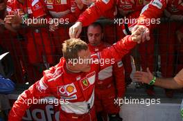 10.09.2006 Monza, Italy,  Michael Schumacher (GER), Scuderia Ferrari - Formula 1 World Championship, Rd 15, Italian Grand Prix, Sunday Podium