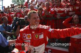 10.09.2006 Monza, Italy,  Michael Schumacher (GER), Scuderia Ferrari - Formula 1 World Championship, Rd 15, Italian Grand Prix, Sunday Podium