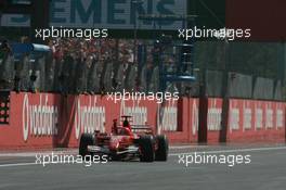 09.09.2006 Monza, Italy ** QIS, Quick Image Service ** September, Formula 1 World Championship, Rd 15, Italian Grand Prix - Every used picture is fee-liable. - EDITORS PLEASE NOTE: QIS, Quick Image Service is a special service for electronic media. QIS images are uploaded directly by the photographer moments after the image has been taken. These images will not be captioned with a text describing what is visible on the picture. Instead they will have a generic caption indicating where and when they were taken. For editors needing a correct caption, the high resolution image (fully captioned) of the same picture will appear some time later on www.xpb.cc. The QIS images will be in low resolution (800 pixels longest side) and reduced to a minimum size (format and file size) for quick transfer. More info about QIS is available at www.xpb.cc - This service is offered by xpb.cc limited - c Copyright: xpb.cc limited  