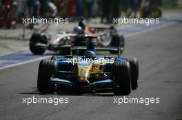 09.09.2006 Monza, Italy ** QIS, Quick Image Service ** September, Formula 1 World Championship, Rd 15, Italian Grand Prix - Every used picture is fee-liable. - EDITORS PLEASE NOTE: QIS, Quick Image Service is a special service for electronic media. QIS images are uploaded directly by the photographer moments after the image has been taken. These images will not be captioned with a text describing what is visible on the picture. Instead they will have a generic caption indicating where and when they were taken. For editors needing a correct caption, the high resolution image (fully captioned) of the same picture will appear some time later on www.xpb.cc. The QIS images will be in low resolution (800 pixels longest side) and reduced to a minimum size (format and file size) for quick transfer. More info about QIS is available at www.xpb.cc - This service is offered by xpb.cc limited - c Copyright: xpb.cc limited  