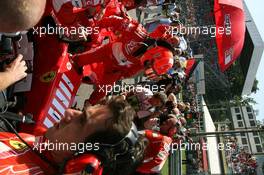 09.09.2006 Monza, Italy ** QIS, Quick Image Service ** September, Formula 1 World Championship, Rd 15, Italian Grand Prix - Every used picture is fee-liable. - EDITORS PLEASE NOTE: QIS, Quick Image Service is a special service for electronic media. QIS images are uploaded directly by the photographer moments after the image has been taken. These images will not be captioned with a text describing what is visible on the picture. Instead they will have a generic caption indicating where and when they were taken. For editors needing a correct caption, the high resolution image (fully captioned) of the same picture will appear some time later on www.xpb.cc. The QIS images will be in low resolution (800 pixels longest side) and reduced to a minimum size (format and file size) for quick transfer. More info about QIS is available at www.xpb.cc - This service is offered by xpb.cc limited - c Copyright: xpb.cc limited  