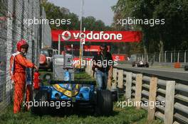 09.09.2006 Monza, Italy ** QIS, Quick Image Service ** September, Formula 1 World Championship, Rd 15, Italian Grand Prix - Every used picture is fee-liable. - EDITORS PLEASE NOTE: QIS, Quick Image Service is a special service for electronic media. QIS images are uploaded directly by the photographer moments after the image has been taken. These images will not be captioned with a text describing what is visible on the picture. Instead they will have a generic caption indicating where and when they were taken. For editors needing a correct caption, the high resolution image (fully captioned) of the same picture will appear some time later on www.xpb.cc. The QIS images will be in low resolution (800 pixels longest side) and reduced to a minimum size (format and file size) for quick transfer. More info about QIS is available at www.xpb.cc - This service is offered by xpb.cc limited - c Copyright: xpb.cc limited  