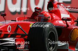 10.09.2006 Monza, Italy,  Michael Schumacher (GER), Scuderia Ferrari - Formula 1 World Championship, Rd 15, Italian Grand Prix, Saturday Qualifying