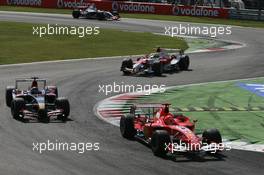 10.09.2006 Monza, Italy,  Michael Schumacher (GER), Scuderia Ferrari, Scott Speed (USA), Scuderia Toro Rosso, Ralf Schumacher (GER), Toyota Racing - Formula 1 World Championship, Rd 15, Italian Grand Prix, Sunday Race