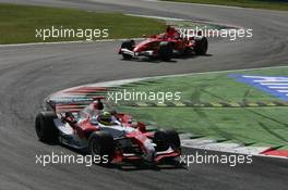 10.09.2006 Monza, Italy,  Ralf Schumacher (GER), Toyota Racing and Michael Schumacher (GER), Scuderia Ferrari - Formula 1 World Championship, Rd 15, Italian Grand Prix, Sunday Race