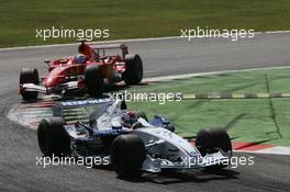 10.09.2006 Monza, Italy,  Robert Kubica (POL),  BMW Sauber F1 Team, Felipe Massa (BRA), Scuderia Ferrari - Formula 1 World Championship, Rd 15, Italian Grand Prix, Sunday Race