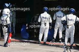 10.09.2006 Monza, Italy,  Williams F1, Pit crew - Formula 1 World Championship, Rd 15, Italian Grand Prix, Sunday Race