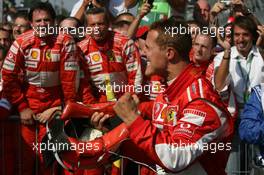 10.09.2006 Monza, Italy,  Michael Schumacher (GER), Scuderia Ferrari - Formula 1 World Championship, Rd 15, Italian Grand Prix, Sunday Race