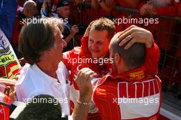 10.09.2006 Monza, Italy,  Winner, Michael Schumacher (GER), Scuderia Ferrari, Luca di Montezemolo (ITA), Scuderia Ferrari, Fiat President, Chairman & Managing Director - Formula 1 World Championship, Rd 15, Italian Grand Prix, Sunday Race