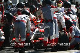 10.09.2006 Monza, Italy,  Tiago Monteiro (POR), Spyker MF1 Racing, Toyota M16 - Formula 1 World Championship, Rd 15, Italian Grand Prix, Sunday Race