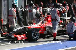 10.09.2006 Monza, Italy,  Tiago Monteiro (POR), Spyker MF1 Racing, Toyota M16 - Formula 1 World Championship, Rd 15, Italian Grand Prix, Sunday Race