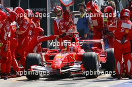 10.09.2006 Monza, Italy,  Michael Schumacher (GER), Scuderia Ferrari, 248 F1 - Formula 1 World Championship, Rd 15, Italian Grand Prix, Sunday Race