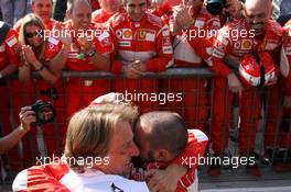 10.09.2006 Monza, Italy,  Luca di Montezemolo (ITA), Scuderia Ferrari, Fiat President, Chairman & Managing Director and Michael Schumacher (GER), Scuderia Ferrari - Formula 1 World Championship, Rd 15, Italian Grand Prix, Sunday Race