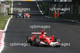 10.09.2006 Monza, Italy,  Michael Schumacher (GER), Scuderia Ferrari, 248 F1 and Felipe Massa (BRA), Scuderia Ferrari, 248 F1 - Formula 1 World Championship, Rd 15, Italian Grand Prix, Sunday Race