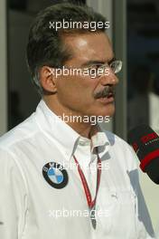 09.09.2006 Monza, Italy,  Dr. Mario Theissen (GER), BMW Sauber F1 Team, BMW Motorsport Director - Formula 1 World Championship, Rd 15, Italian Grand Prix, Saturday