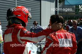 09.09.2006 Monza, Italy,  Michael Schumacher (GER), Scuderia Ferrari, Felipe Massa (BRA), Scuderia Ferrari - Formula 1 World Championship, Rd 15, Italian Grand Prix, Saturday Qualifying