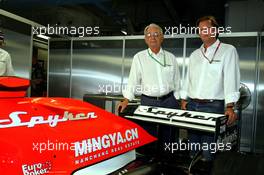 09.09.2006 Monza, Italy,  (l-r) Fred Mulder (NED), Michiel Mol (NED) - Formula 1 World Championship, Rd 15, Italian Grand Prix, Saturday