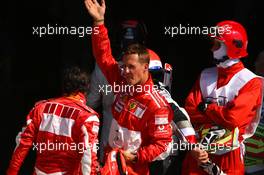 09.09.2006 Monza, Italy,  Michael Schumacher (GER), Scuderia Ferrari, 248 F1, 2nd place - Formula 1 World Championship, Rd 15, Italian Grand Prix, Saturday Qualifying