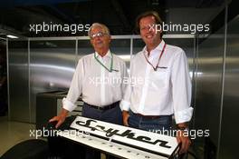 09.09.2006 Monza, Italy,  (l-r) Fred Mulder (NED) and Michiel Mol (NED) - Formula 1 World Championship, Rd 15, Italian Grand Prix, Saturday