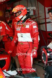 09.09.2006 Monza, Italy,  Michael Schumacher (GER), Scuderia Ferrari - Formula 1 World Championship, Rd 15, Italian Grand Prix, Saturday Practice