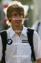 09.09.2006 Monza, Italy,  Sebastian Vettel (GER), Test Driver, BMW Sauber F1 Team - Formula 1 World Championship, Rd 15, Italian Grand Prix, Saturday