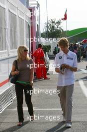 09.09.2006 Monza, Italy,  Sebastian Vettel (GER), Test Driver, BMW Sauber F1 Team and his girlfriend Hanna Sprater - Formula 1 World Championship, Rd 15, Italian Grand Prix, Saturday